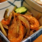 備後茶量 - 海老の和え物