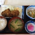 さもん食堂 - チキンカツ定食550円