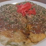 Hiroshima Fuu Okonomiyaki Mukago - 豚玉そば入り　935円