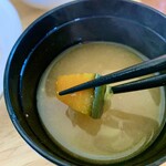 ココット - カボチャの味噌汁