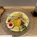 麦×鶏 - 冷やしコーンスープ麺