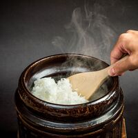 土鍋紫香楽きぬひかりご飯（2合）