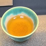 日本料理 TOBIUME - お飲み物②焙じ茶(八女茶、星野製茶園)