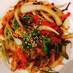 Korean Dining Bar TESU - チャプチェ　980円　韓国春雨とたっぷり野菜の炒めもの、ボリューム満点！