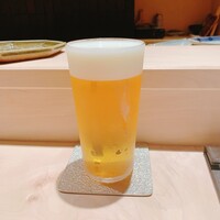 鮨 若尊 - 生ビール