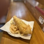 Homemade beer battered fish and chips