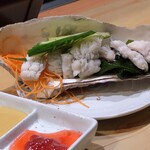 葵 - 鱧の湯引き