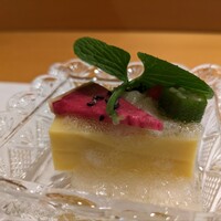 旬菜 おぐら家 - トウモロコシ？の前菜