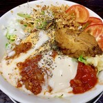 麺's ラッキーパンチ - バーガーまぜそば（税込1,000江）