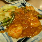 中国四川料理天悠 - 海老のチリソース