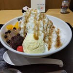 埜庵 - クリームあんみつ氷1600円*2023.07