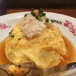 MADE IN JAPAN かにチャーハンの店 - ・「モーニング 半熟たまごのかに玉チャーハン(¥650)」のアップ。