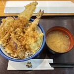 Tendon Tenya - 天然車海老のごちそう天丼夏•うなぎ天トッピング