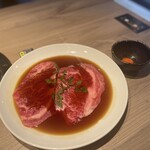 黒毛和牛・生ホルモン まうん - めっちゃでかい焼きすき！