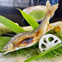 喜楽 - 鮎の塩焼き✨蓼酢