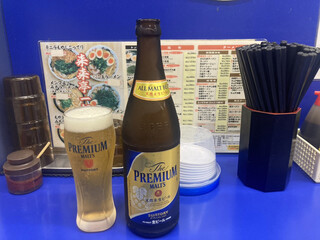 Rairai Tei - まずはビールだね。