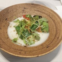 レミニセンス - 愛ふぁーむプロジェクトのサラダ。とても美味しい野菜です。そしてそれに合う絶妙なドレッシング。素晴らしい取り組みだと思います。