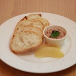 Foie gras pate with GTR caviar