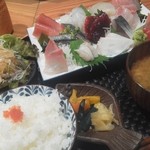 刺身定食(1500円) 2013/09/某日