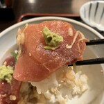 旬　さがみ - ご飯、まぐろ漬け、わさび