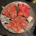 焼肉 堺 - 三種盛り