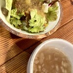 iesuuchinohamba-gu - 【’23.7】セットのスープとサラダ