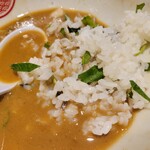 焼きあご煮干しらぁめん とびうお - お茶漬け投入