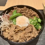 Gyuutan Yaki Morinomiyako Tasuke - 牛タンそぼろカルビ丼