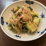 庄や - 叩き胡瓜梅肉和え