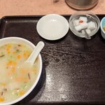 Misenrou - 飲茶+野菜お粥セット＠1000