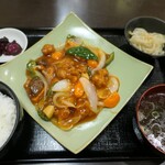 太古ダイニング - （2023/6月）酢鶏＋定食