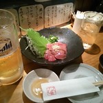 かしわ家 - 鶏レバー刺し