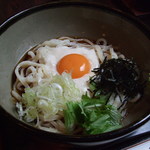 お多福 - 山かけうどん(冷）