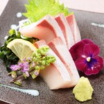 Yellowtail sashimi