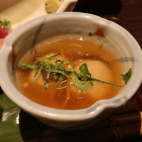 銀座 竹の庵 5丁目本店 - 里芋の揚げ出し
