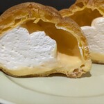 銀座コージーコーナー - 例によってレイの南斗水鳥拳
      やっぱり空洞はあるけど
      ローソンのに比べたら可愛いもん