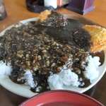 叶食堂 - メンチカレー