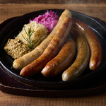 Assortment of 3 types of sausages/Assortment of 5 types of sausages