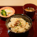 Ryouriya Moto - 穴子と万願寺とうがらしのご飯