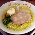 鶏Soba Toraや - うまみ鶏Soba 塩(味玉付き)