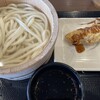 丸亀製麺 - 釜揚げうどん(¥340)+かしわ天(¥180-¥30)