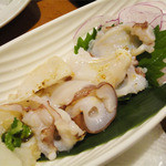 Warawara - 炙り北海たこﾎﾟﾝ酢(418円)