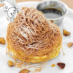 CAFE and BBQ TREE HOUSE - モンブランパンケーキ