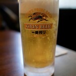 牛たん焼き 仙台辺見 - 生ビール中