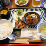 牛たん焼き 仙台辺見 - 上たん焼きと和風たんシチュー定食