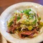 牛たん焼き 仙台辺見 - 牛たんたたき風ねぎまみれ