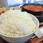 コッテジ - 大盛ご飯