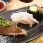 すし亭 - 鰹，げそ，かに味噌
