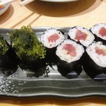 すし亭 - 海ぶどう，鉄火巻