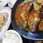餃子の王将 - 茄子の炸醤麺フェアセットＢ＋餃子３個